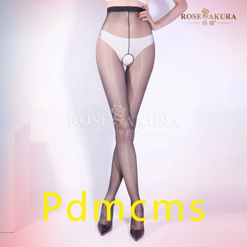 

2025 new 84 aurora oily open crotch sexy stockings high density silky smooth oily open pantyhose ultra-thin