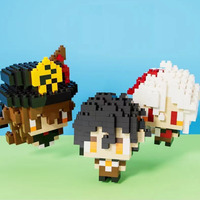 Sunsyea Genshin Impact Merch Role Pixel Building Block Model Nahida Zhongli Klee Hutao Venti Raiden Shogun Yoimiya Tartaglia