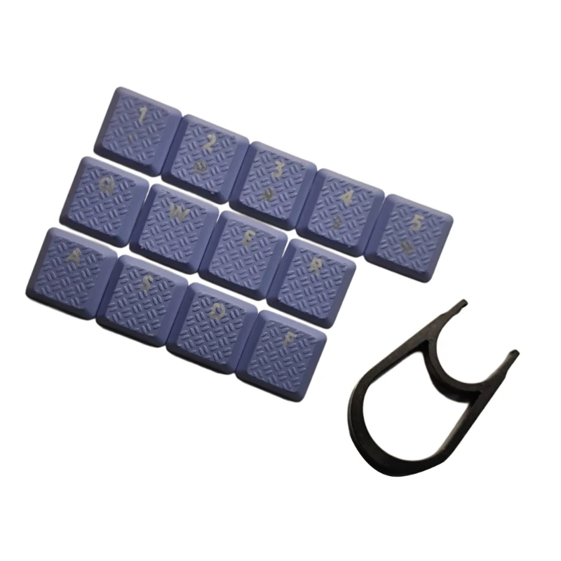 13Pcs Low Profile Carbon Fiber Texture Nonslip Keycap for G915/G813/G815/G913 TKL Keyboard keycaps 