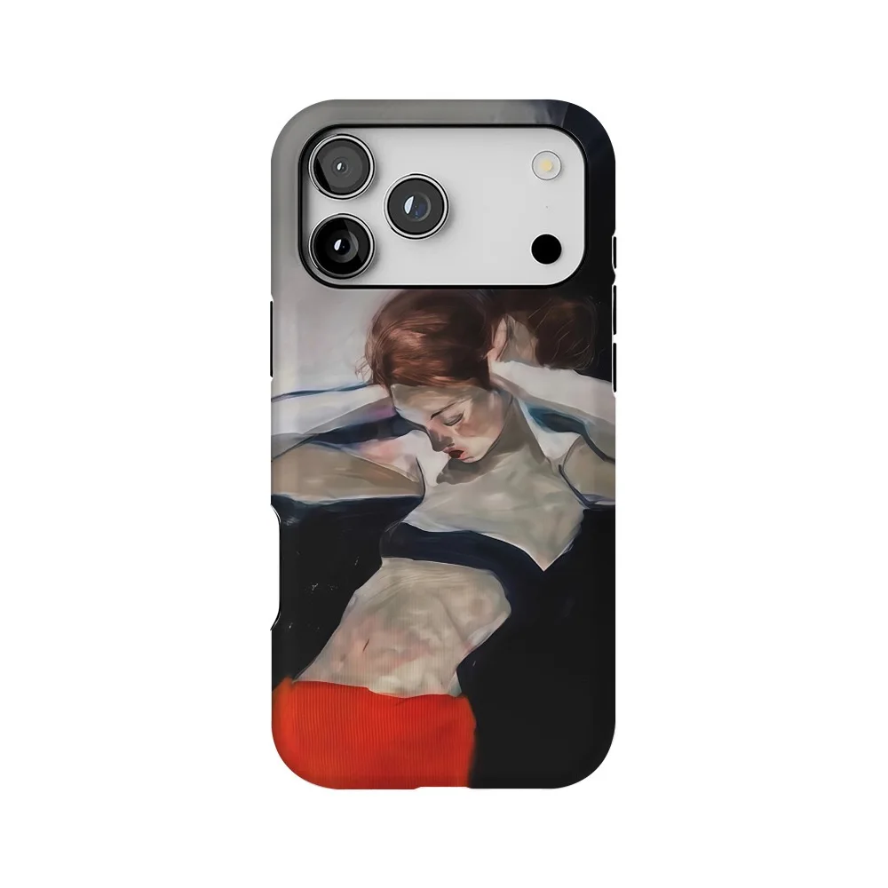 

The Silence in The Painting Case for IPHONE 17Air 16ProMax 15 Plus 14 13 12 11 PRO Acrylic TPU Two in One Magnetic Phone Cases