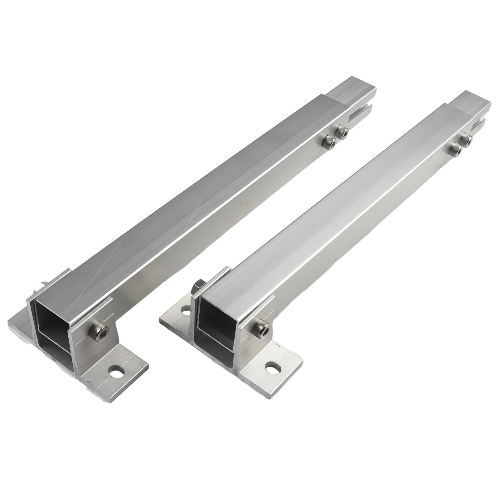 Brand New Short Brackets Adjustable Aluminum Alloy End Clamp Kit Silver Solar Holder Solar Panel Bracket Hardware