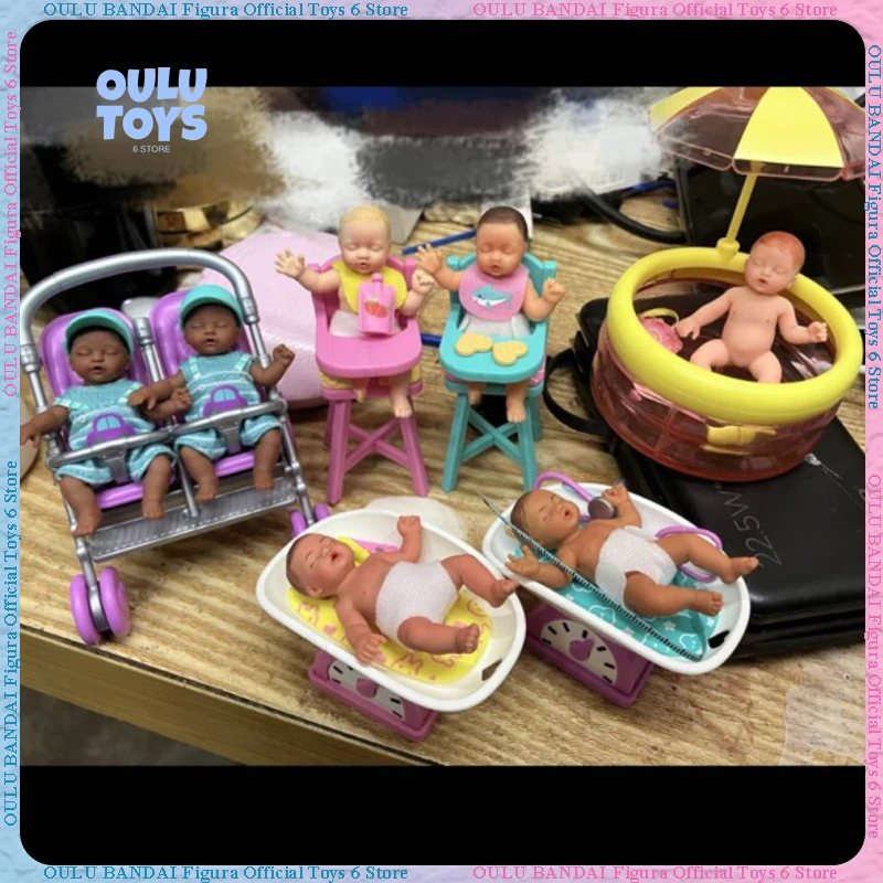 Original Miniverse Make It Mini Real Baby Nurture Série 2 Mini Figurines à Collectionner en Boîte Surprise, Figurines Bébé à Yeux Ouverts, Jouets de Collection, Cadeaux pour Filles
