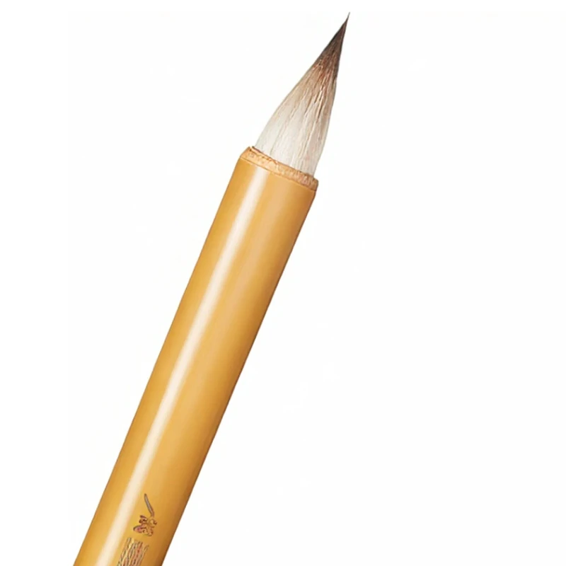 Garlic Bulb Short Hair Chinese Calligraphy Brush Professional Mixed Hair Small Regular Script Copying Scriptures Writing Brush