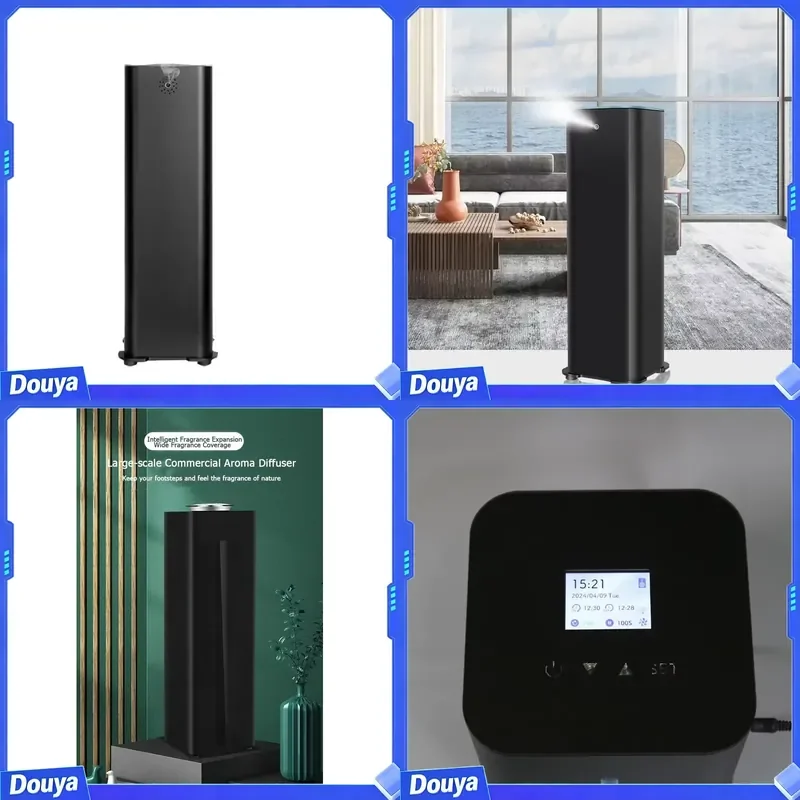 Metal Aroma Diffuser Large Space Automatic Scent Diffuser Machine Pure Essential Oil Diffuser for Lobby