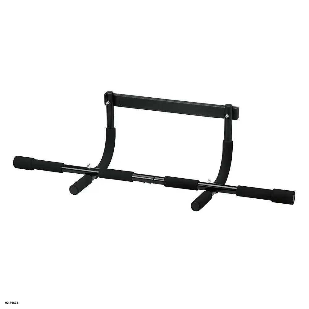 Barra de pull-up multigrip para academia em casa, 12 alças ajustáveis, treino de corpo inteiro, capacidade de 300 libras com guia