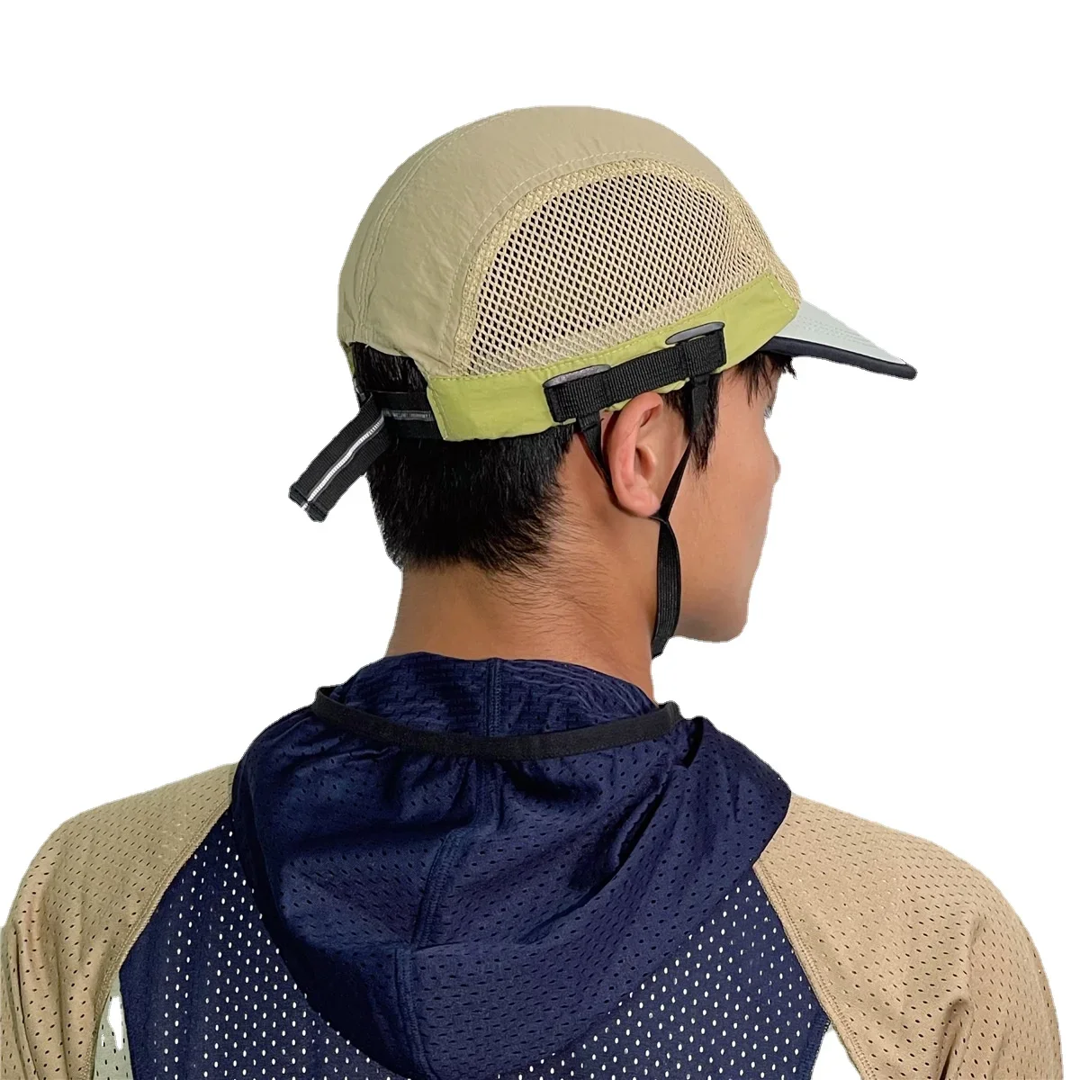 outdoor sports anti drop mesh surfing hat, anti UV sunshade hat, breathable and quick drying cycling sunscreen hat running hat