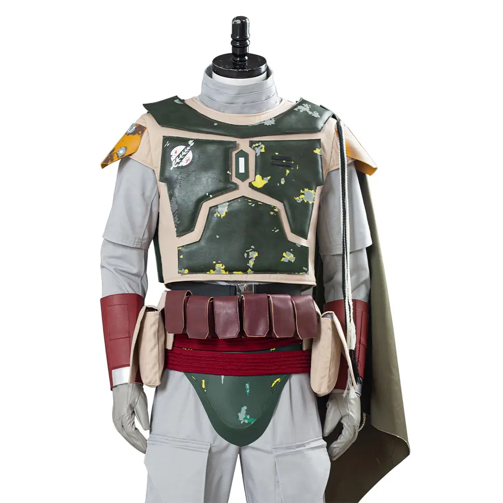 Boba-Cosplay para hombre, armadura de batalla de fantasía, película, batalla espacial, cazador de recompensas, disfraz para hombre adulto, traje de fiesta de Carnaval y Halloween