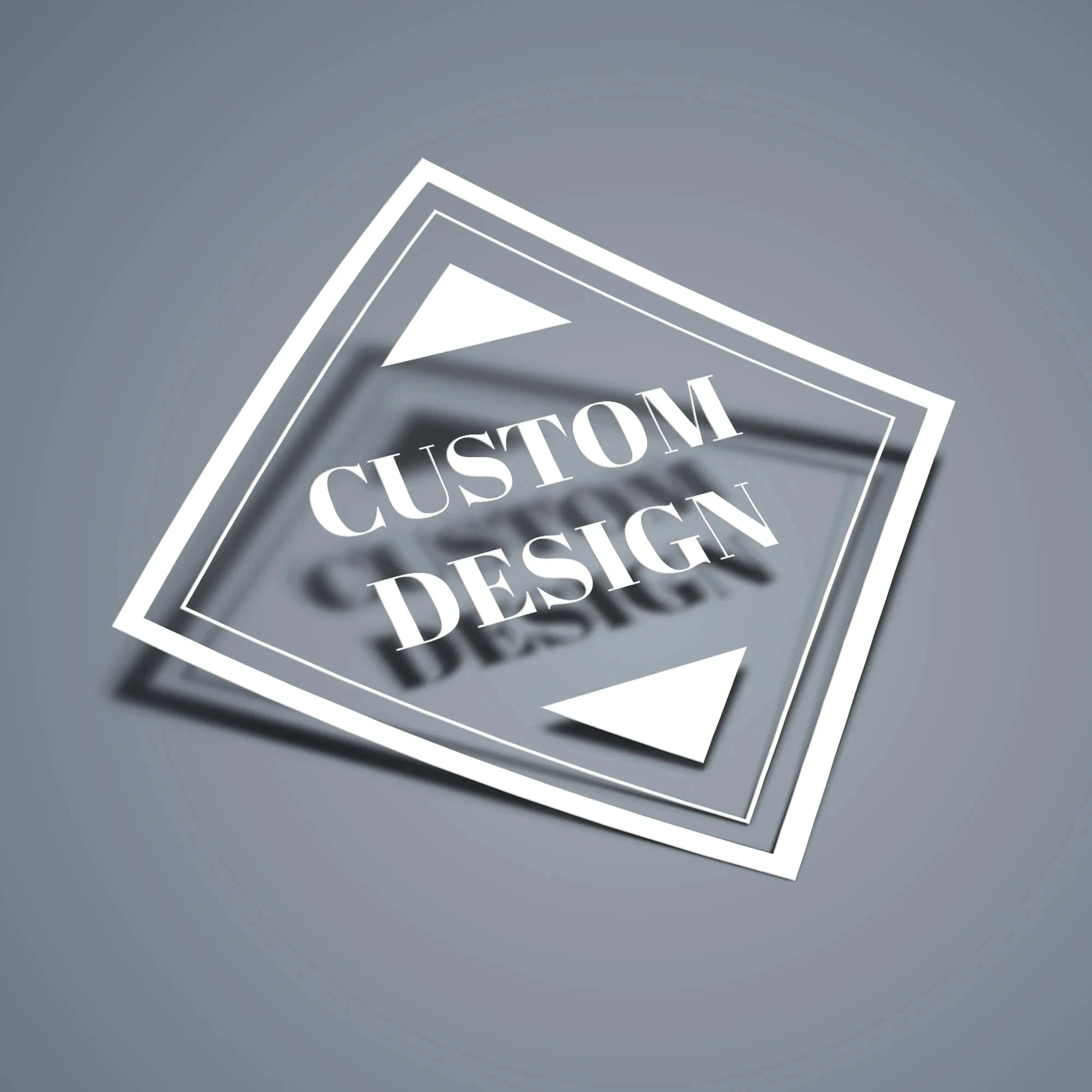 100 Custom Die Cut Clear  Stickers Pack. Your custom sticker or decal cut to any shape. We make stickers from your