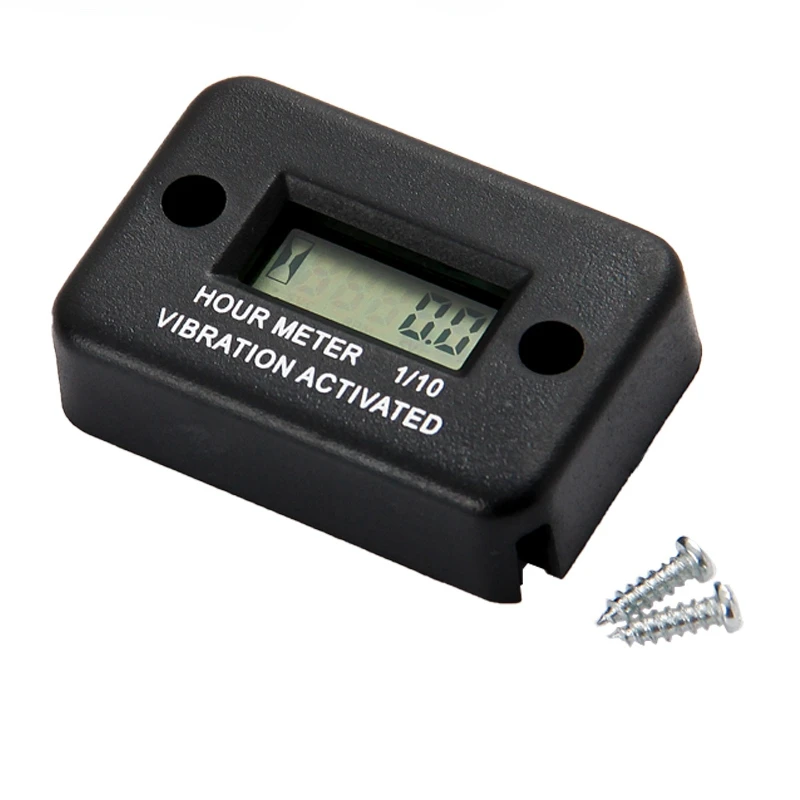 New Vibration Hour Meter with Battery Timer with Induction Portable Motorcycle Digital Meter Jet Ski Timer Accumulator