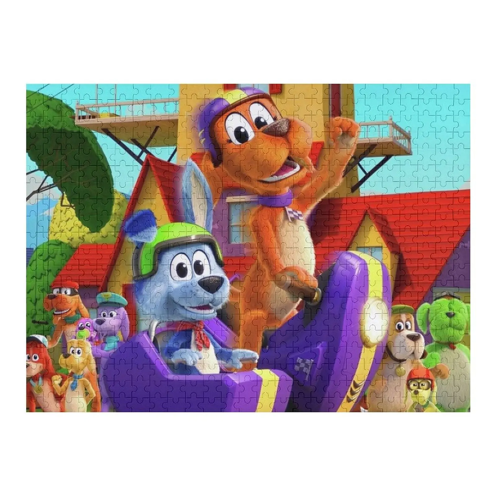 

Иди, собака, идти! Пазл, персонализированный настраиваемый подарок ребенку, деревянный декор, картины, персонализированный пазл