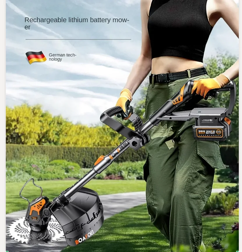 

Электрическая газонокосилка, малогабаритный бытовой триммер для травы, аккумуляторный кромкорез, многофункциональный кусторез QCD