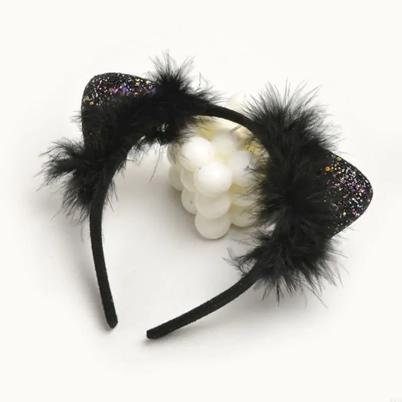 DXAE DECICACE CATS EAR HAIRBAND BASHBAND HOADAL Associory Airtfrict Birthday Addric