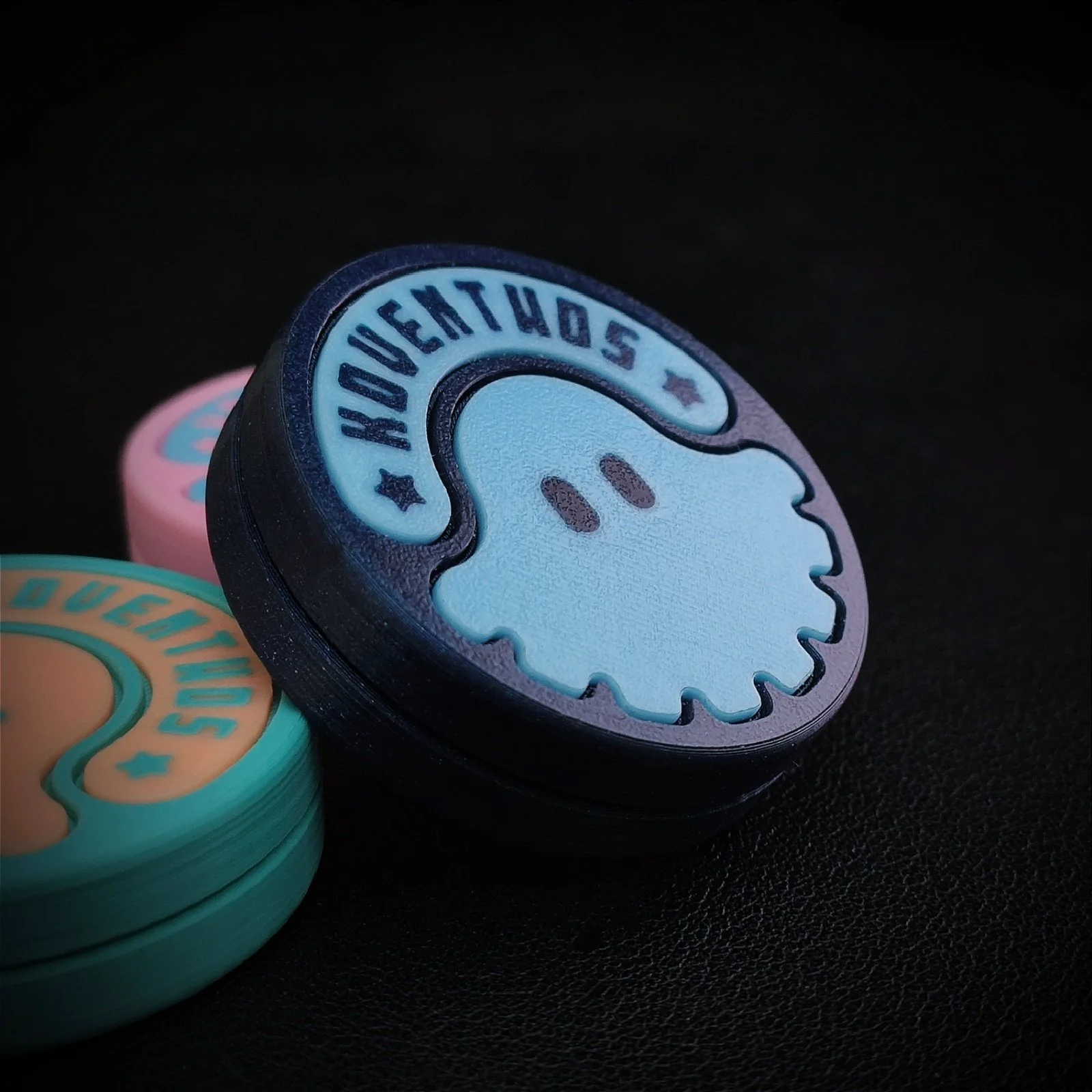 Original New Edc Glow-In-The-Dark Elf Coin Ratchet Coin Stress Relief Gadget Type Snap Coin Decompression Toy