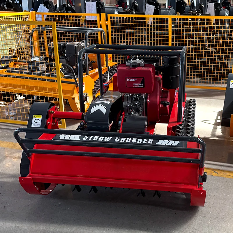 

The four-stroke all-terrain remote-controlled lawn mower supports customized orchard lawn slope mowers