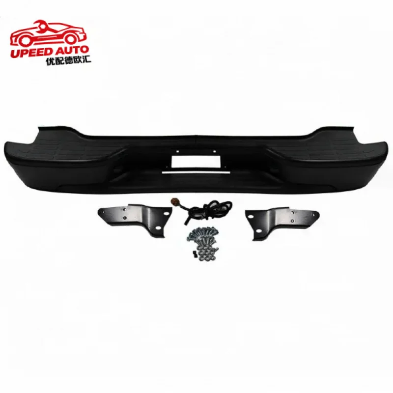 Suitable for Original Steel Black Rear Step Bumper Assembly Replacement 2000-2006 Chevy Tahoe Suburban GMC Yukon