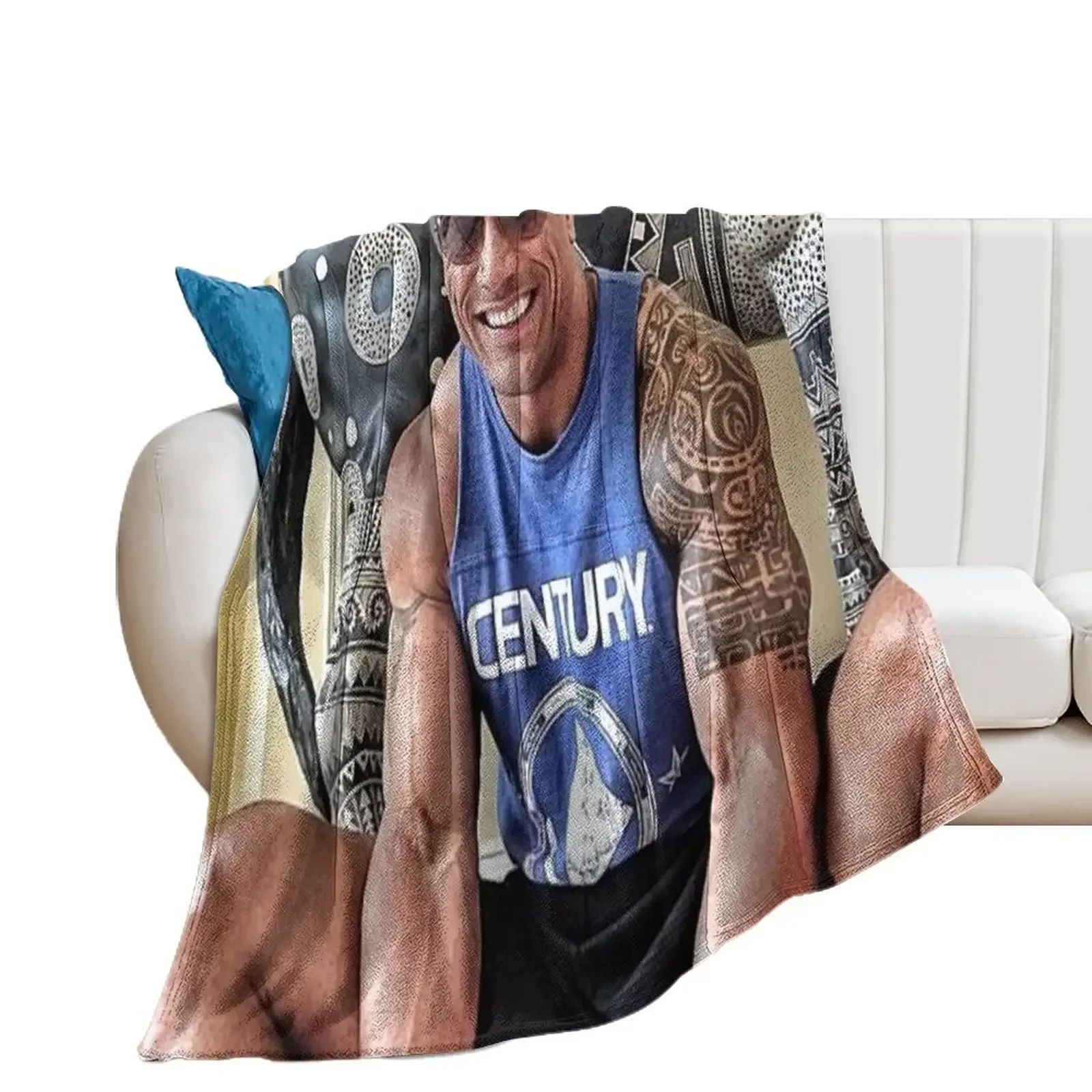 

dwayne johnson Throw Blanket For Baby Hair Blankets