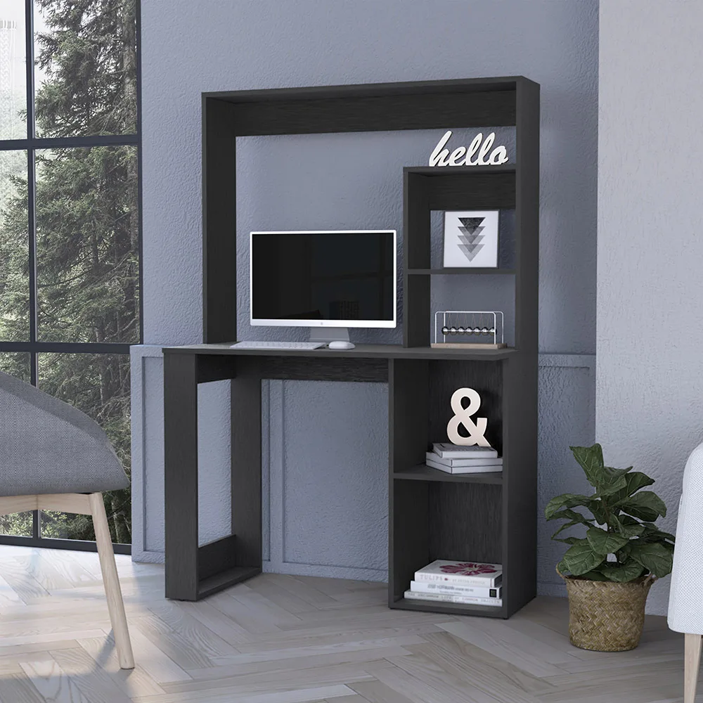 

Desk Ryndon, Hutch, Black Wengue Finish