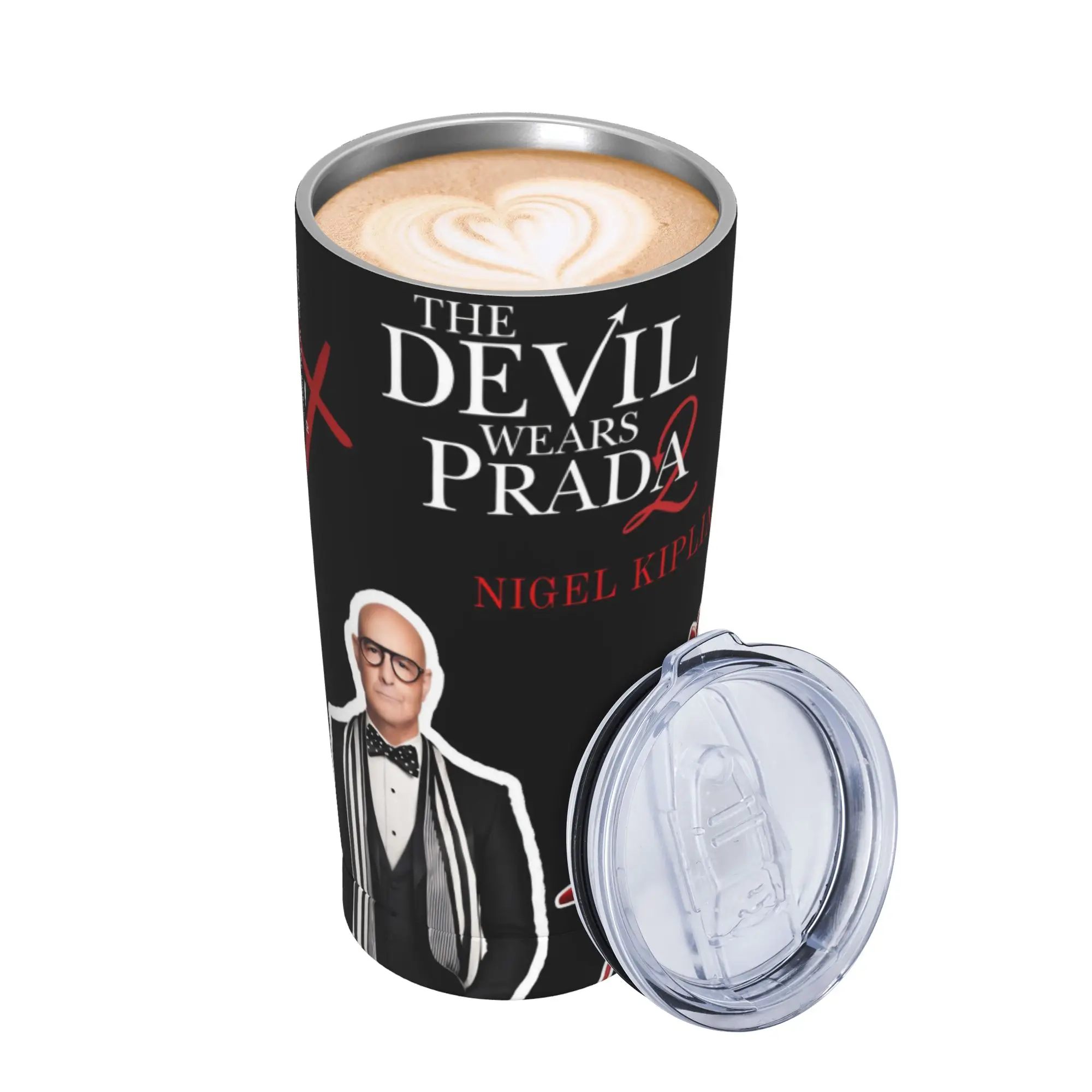 The Devil Wears Pradas 2 Moive Insulated Tumbler with Straws  Stainless Steel Coffee Mugs Double Wall Car Bottle Cup 20oz