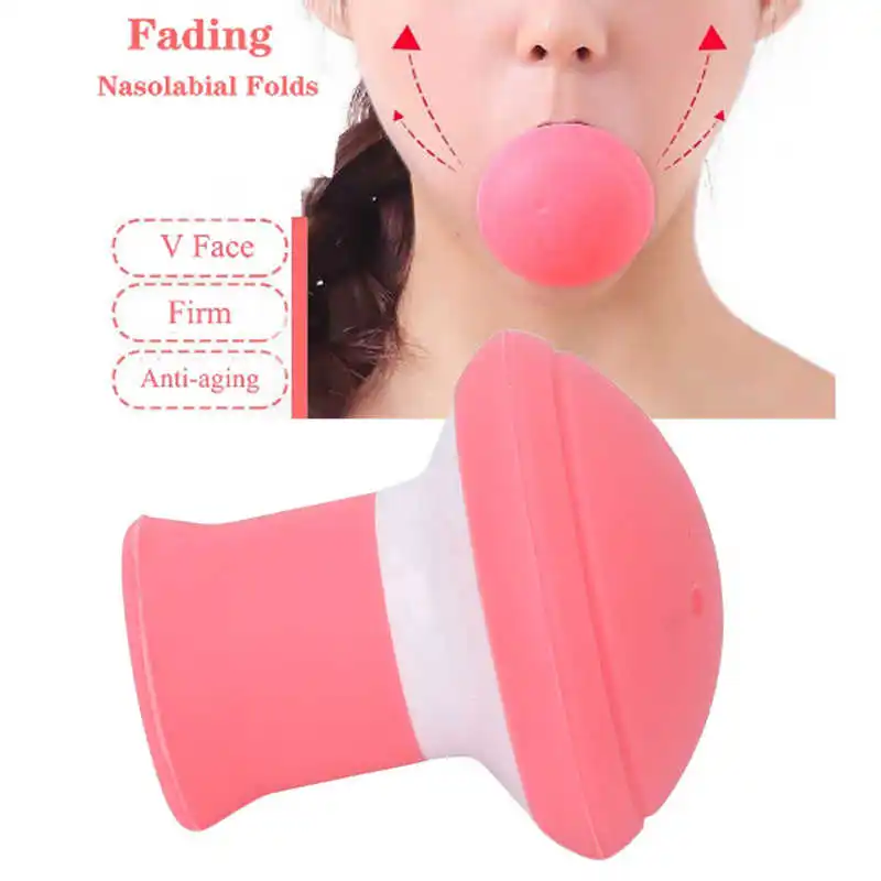 

Facial Lifting Massager Face Masseter Trainer Silicone Face Tightening Nasolabial Folds Removal Shaping Slimming Tool For Health