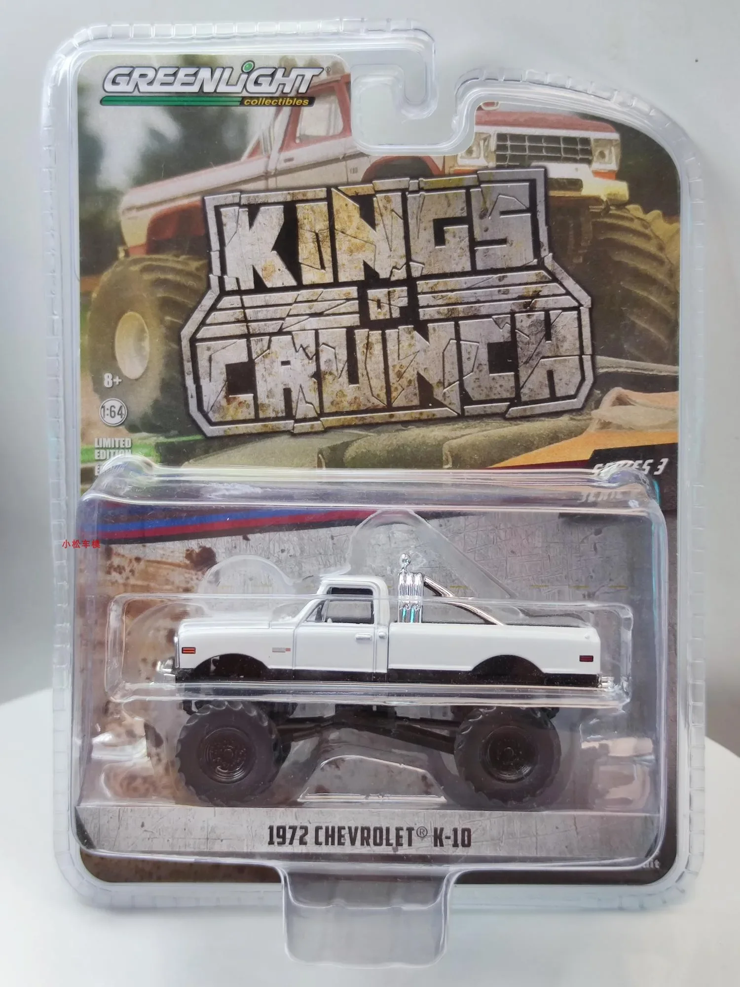 

1:64 1972 Chevrolet K-10 грузовик Monster Bigfoot коллекция моделей автомобилей