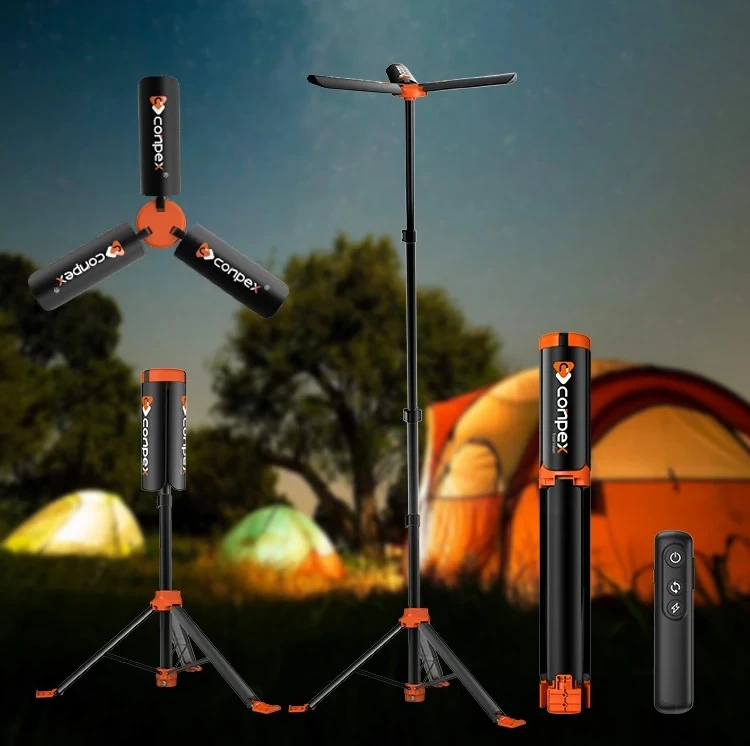 

9500lumen Rod Light Superbright Three Pages 12v Outdoor Light High Quality IP 68 Waterproof Led Light Outdoor with Tripod