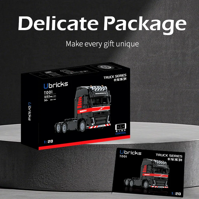 6X4 FH รถบรรทุกรถแทรกเตอร์ Heavy Duty RC รีโมทคอนโทรลวิศวกรรมยานพาหนะ Building Blocks อิฐชุดของเล่นเด็กคริสต์มาสของขวัญ