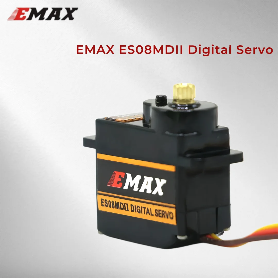 

EMAX ES08MDII Digital Servo 12g Metal Gear 2.0kg Torque For RC Airplane Helicopter Car Robot