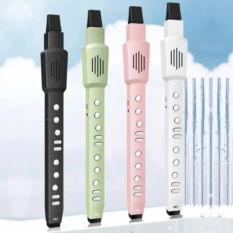 Electronic Wind Instrument, Digital Saxophone & Flute Synthesizer, Portable Electric Wind Blowpipe for Performance