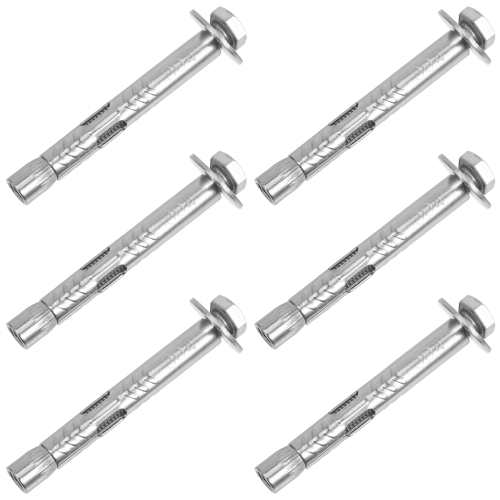 6 قطعة المراسي المسمار التوسع الثقيلة الخارجية عرافة المكسرات موثوقة تحديد البراغي M6x60 للتطبيقات الداخلية في الهواء الطلق #6