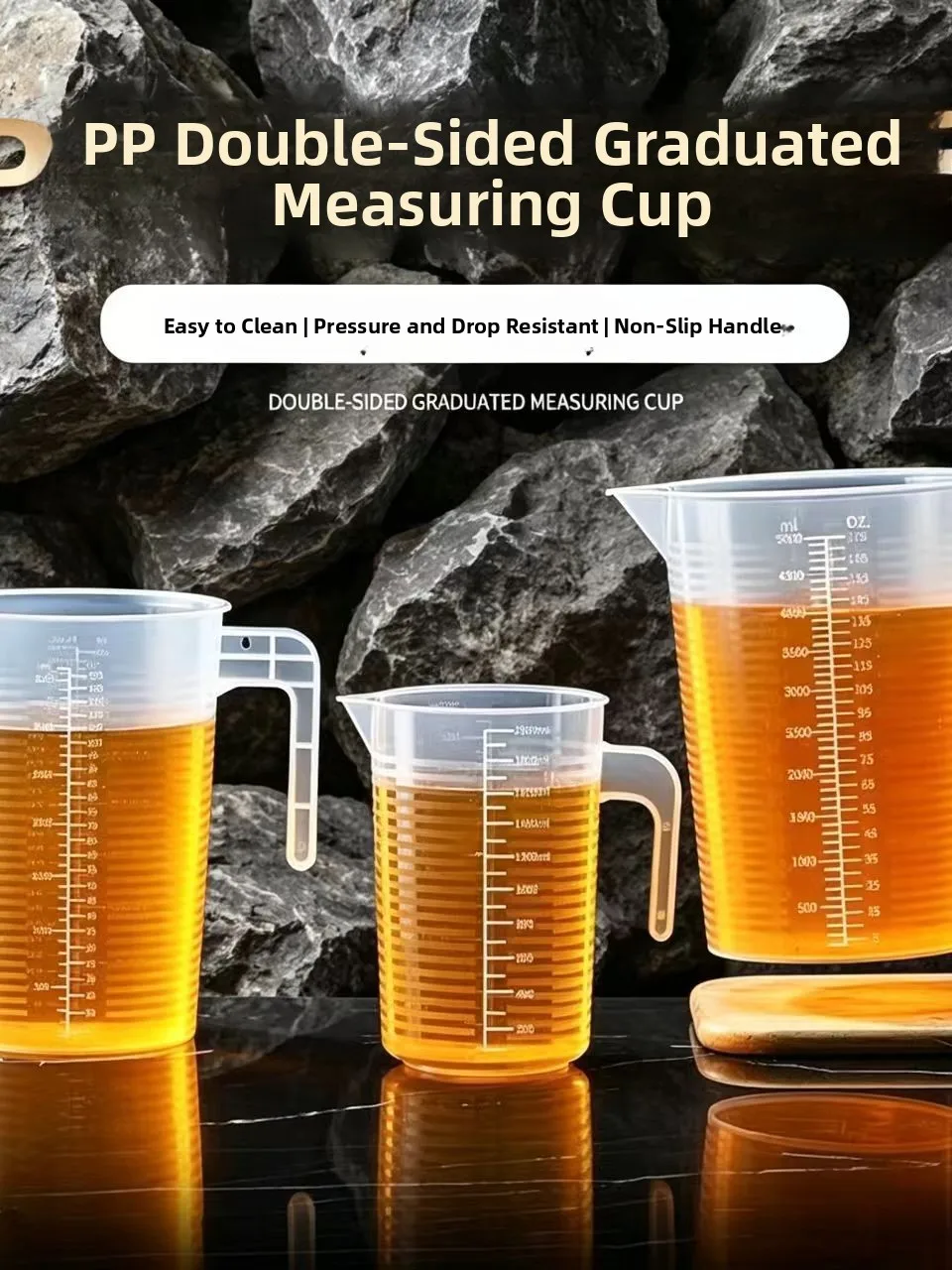 Thickened Plastic Graduated Cup Large Capacity 5000ml Heat Resistant Tea Milk Shop Commercial Use Cold Water Pot