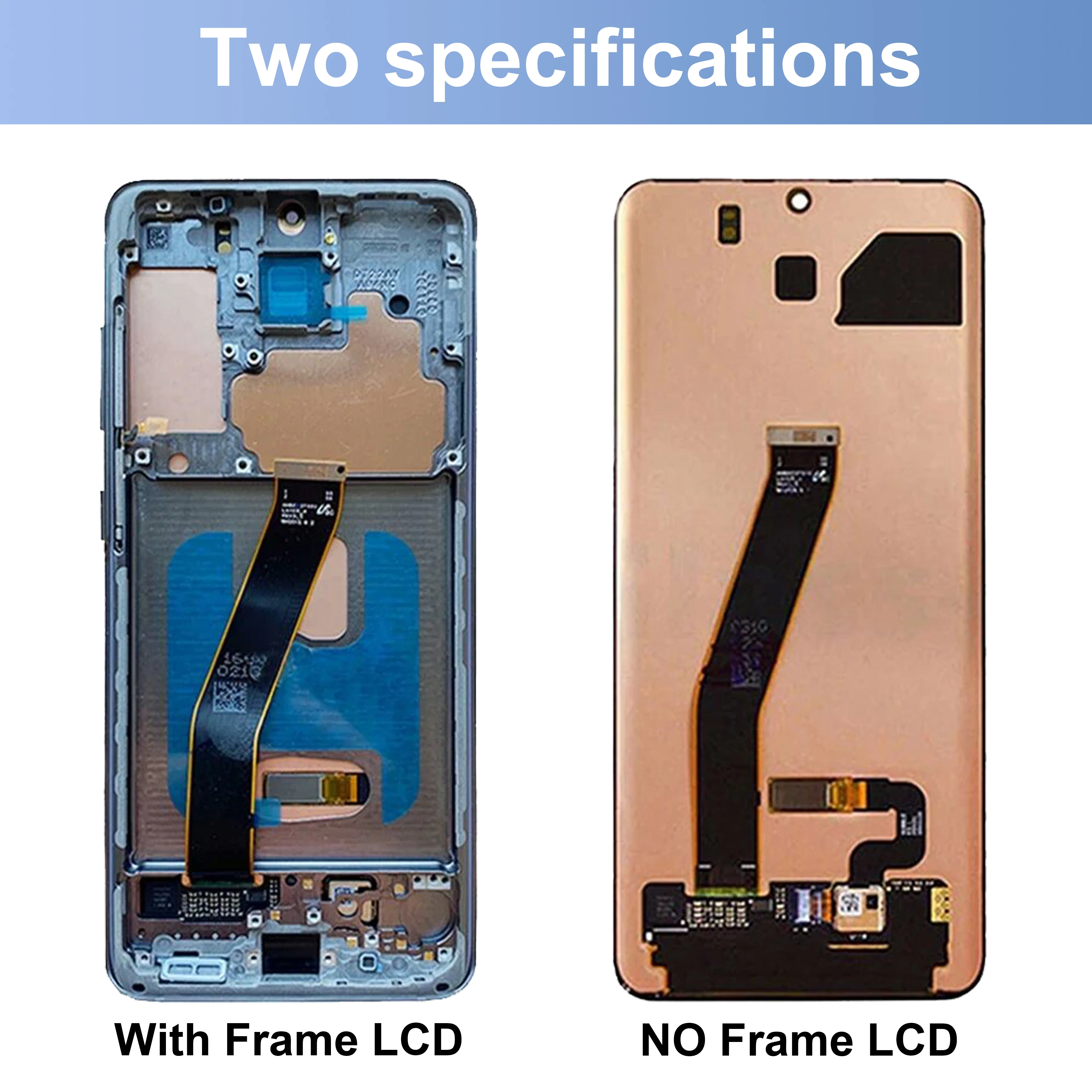 FOR 6.2\'\' S20 AMOLED For Samsung Galaxy s20 Lcd G980 G980U G980F/DS Display Digital Touch Screen Replacement + Free back cover