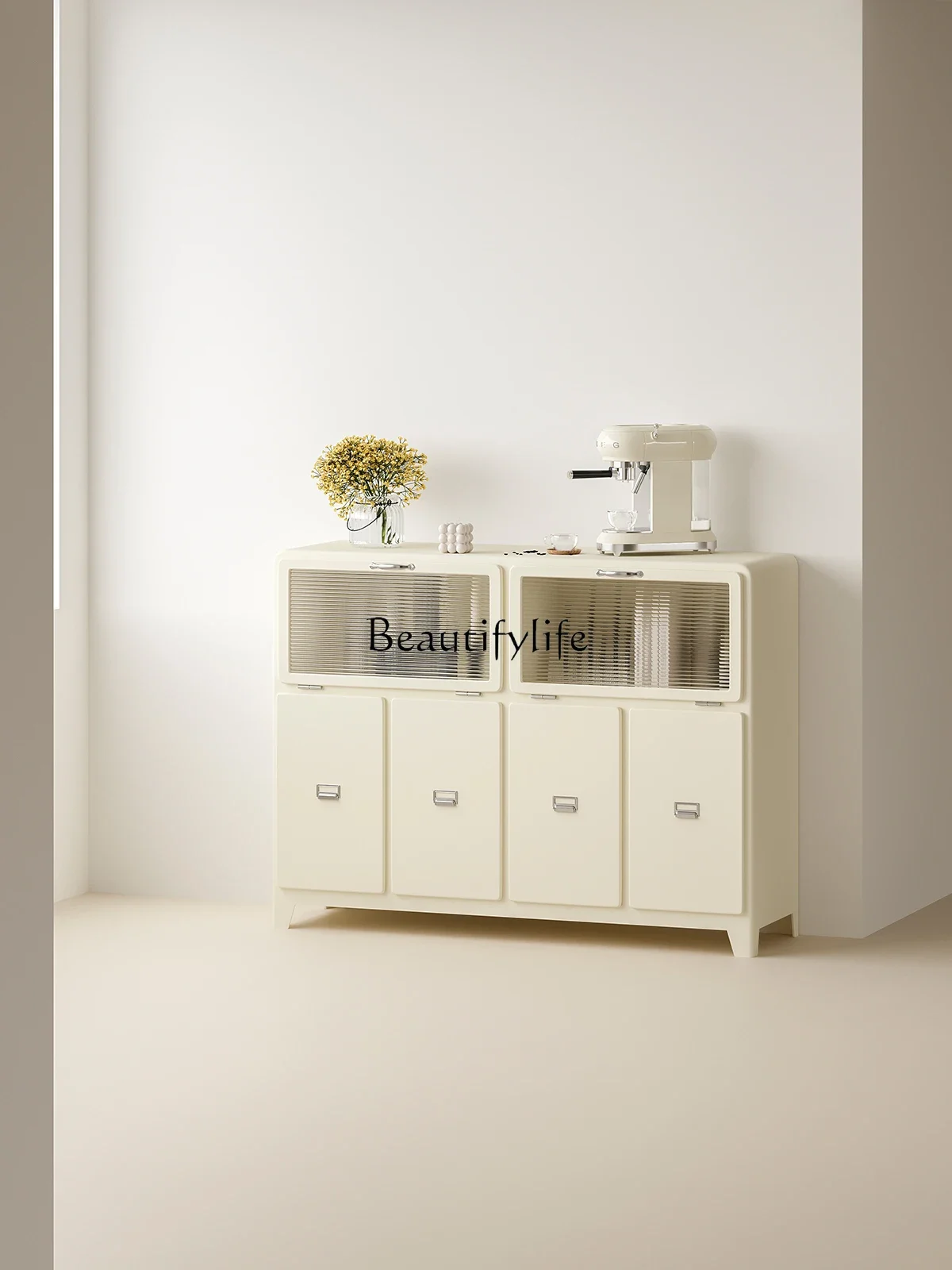 

04ld14Simple ins style retro coffee dining side locker multi-functional storage cabinet