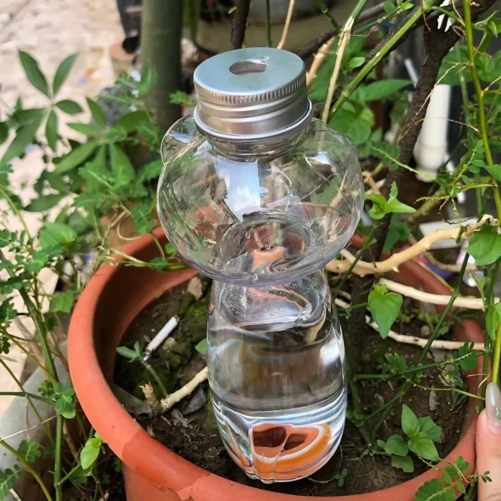 Self Watering Watering Planter Insert Water Drip Drip Irrigation Automatic Water Device Kitten Shape Plant Waterer Flower Plants