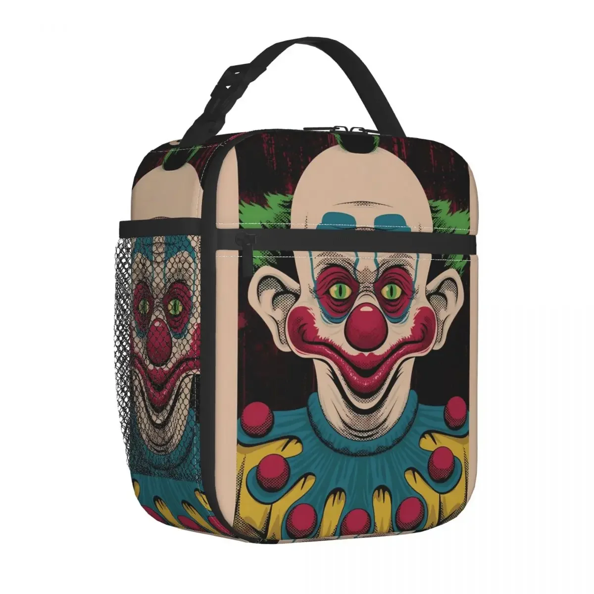 Killer Klowns From Outer Space Lunch Bag Film Fashion Lunch Box For Children Picnic Convenient Cooler Bag Print Tote Food Bags