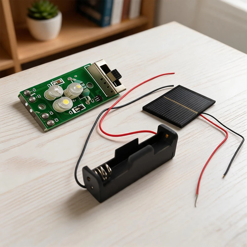 for Solar Bottle Light Module for Solar Jar Light Board Efficient Solar Charging Three Light Beads Design Compact And
