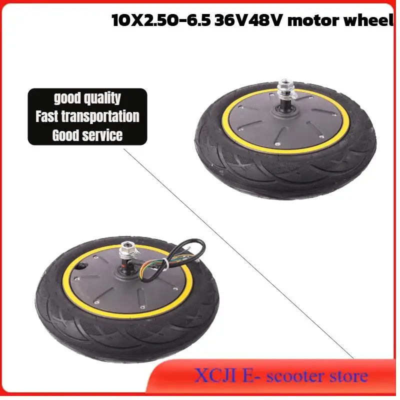 

10-Inch 10x2.50-6.5 Motor Wheel (36V350W/48V500W) – Ideal for Ninebot MAX G30 Foldable Electric Scooter Motor Replacement