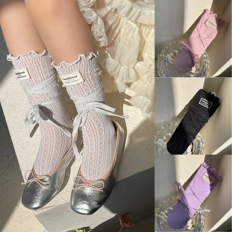 

Korean Fashion Sweet Calf Sock for Kids Soft Nylon Breathable Summer Children's Sock Ins Cute School Sock Clothes Accessories