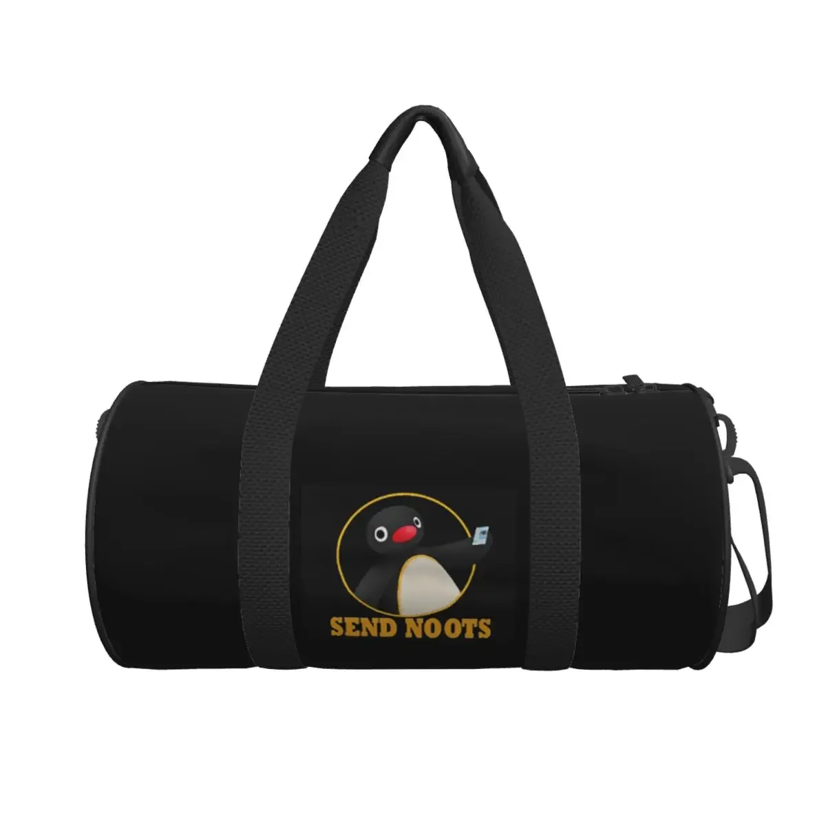 

Pingu Pinga Penguin TV Large Duffle Gym Bag Waterproof Duffle Travel Bags Handbags Fitness bag