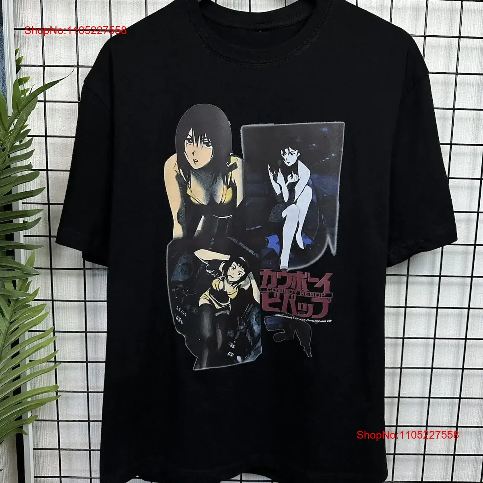 Rare Faye Valentine Cowboy Bebop Anime camiseta Manga hombres vintage lavado ligeramente estirado ropa de diseñador Unisex