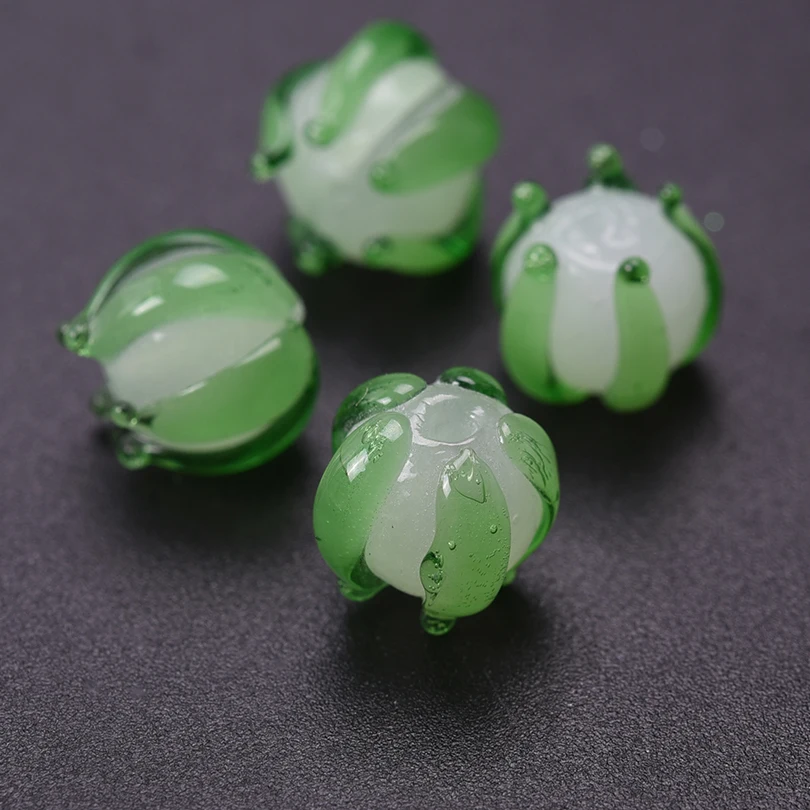 30 teile/los süße Blume Maiglöckchen Charm Anhänger für Schmuck herstellung liefert handgemachte Glas DIY Vintage Ohrringe Ergebnisse – Detail 18