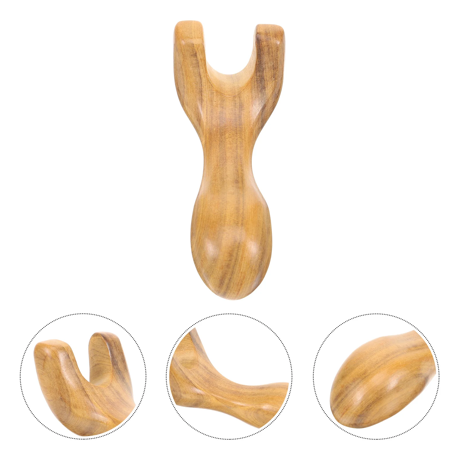 

Y Type Massager Natural Wood Grain Scraping Massage Tool for Home Self Care Body Face Neck Relief Therapy Board