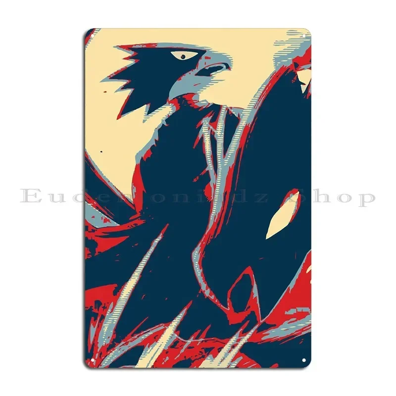 Mr Shadow Metal Plaque Wall Cave Create Mural Design Wall Decor Tin Sign Poster