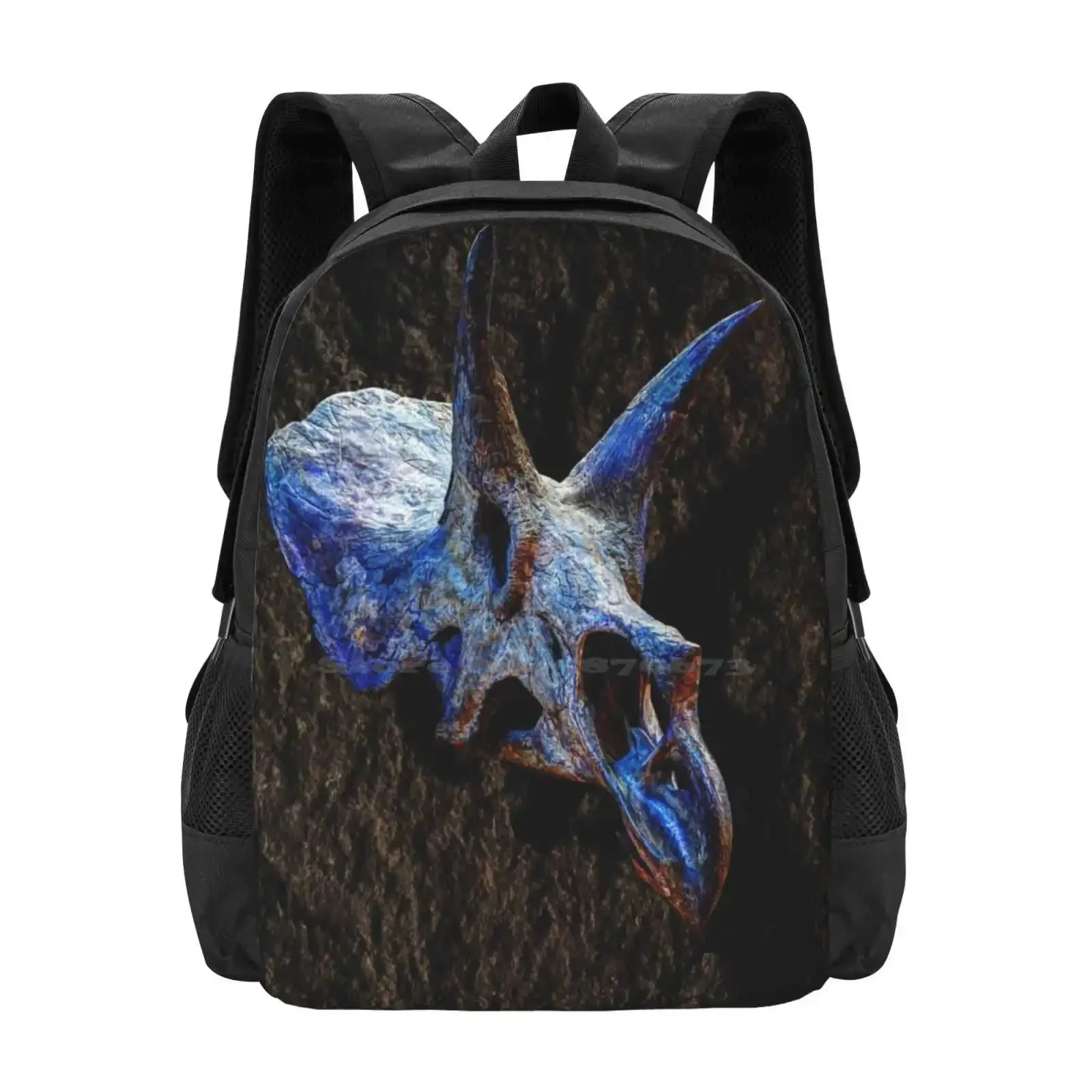 

Triceratops Horridus Skull 2 Hot Sale Schoolbag Backpack Fashion Bags Triceratops Horridus Skull Dinosaur Cranium Monster Jaws