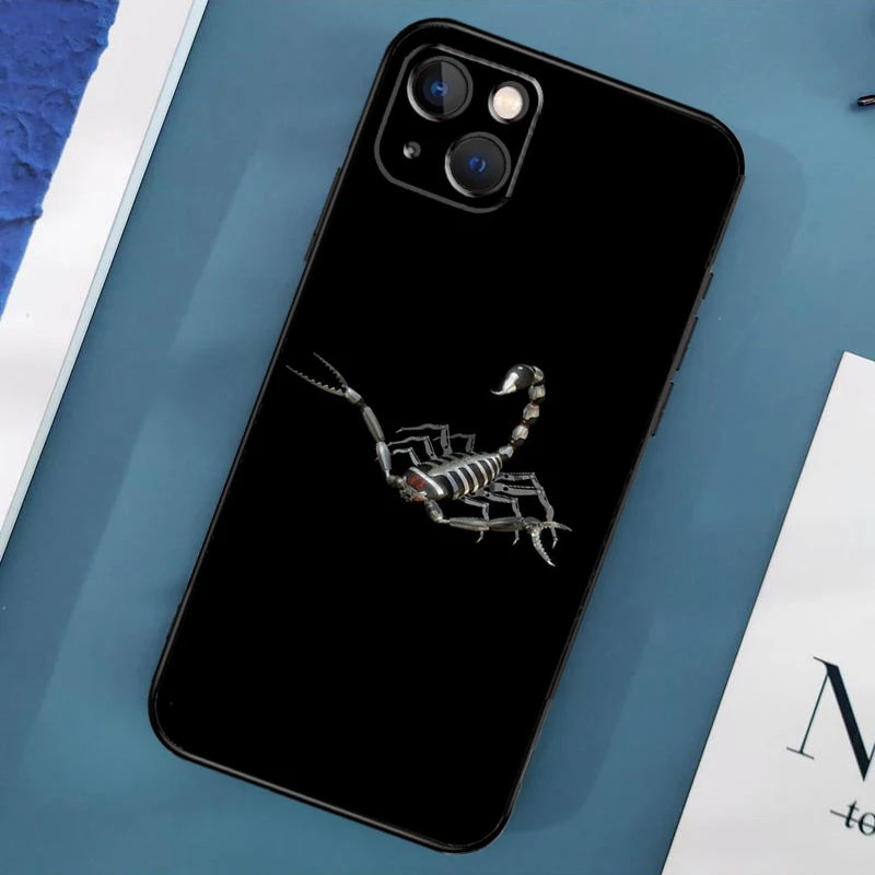 حافظة هاتف العقرب لهاتف آيفون 17 برو ماكس 11 14 15 16 برو ماكس 13 12 ميني 15 16 بلس 16e 17 غطاء هوائي