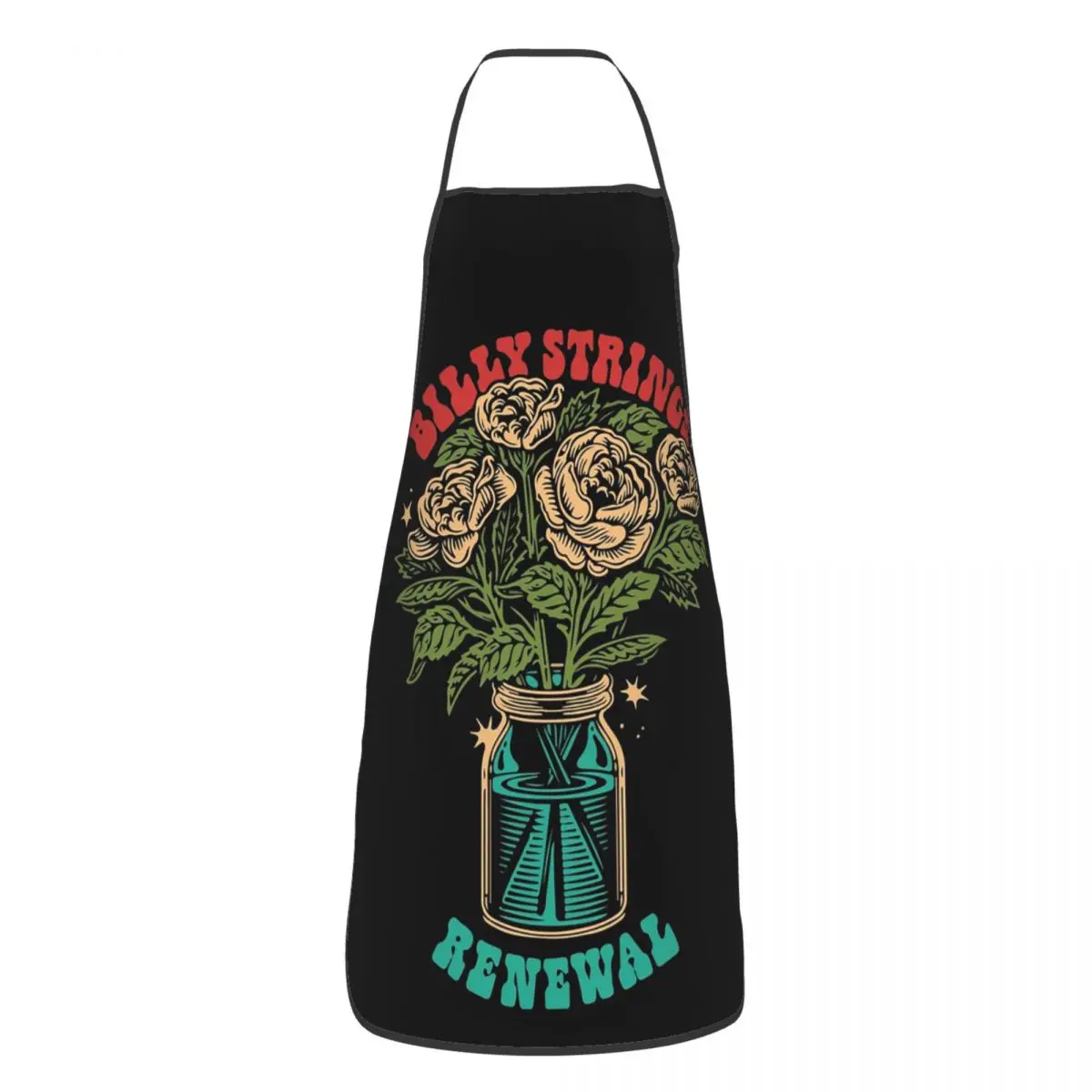 Billy Strings FALL WINTER Apron Chef Cooking Cuisine Tablier Sleeveless Bib Kitchen Cleaning Pinafore for Women Men Painting