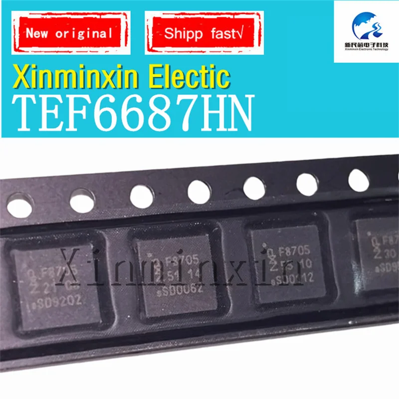 1-10PCS/LOT F8705 TEF6687HN QFN-32   IC Chip  Original In Stock