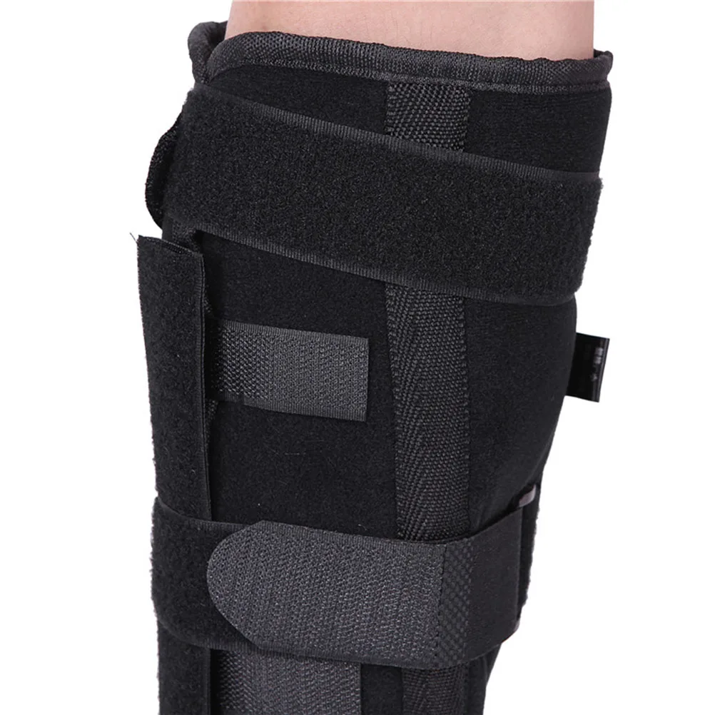 

Ankle Brace Steel Plate Support for Sprained Ankle Black Fixed Adjustable Straps Breathable Stabilizer Wrap Foot Care