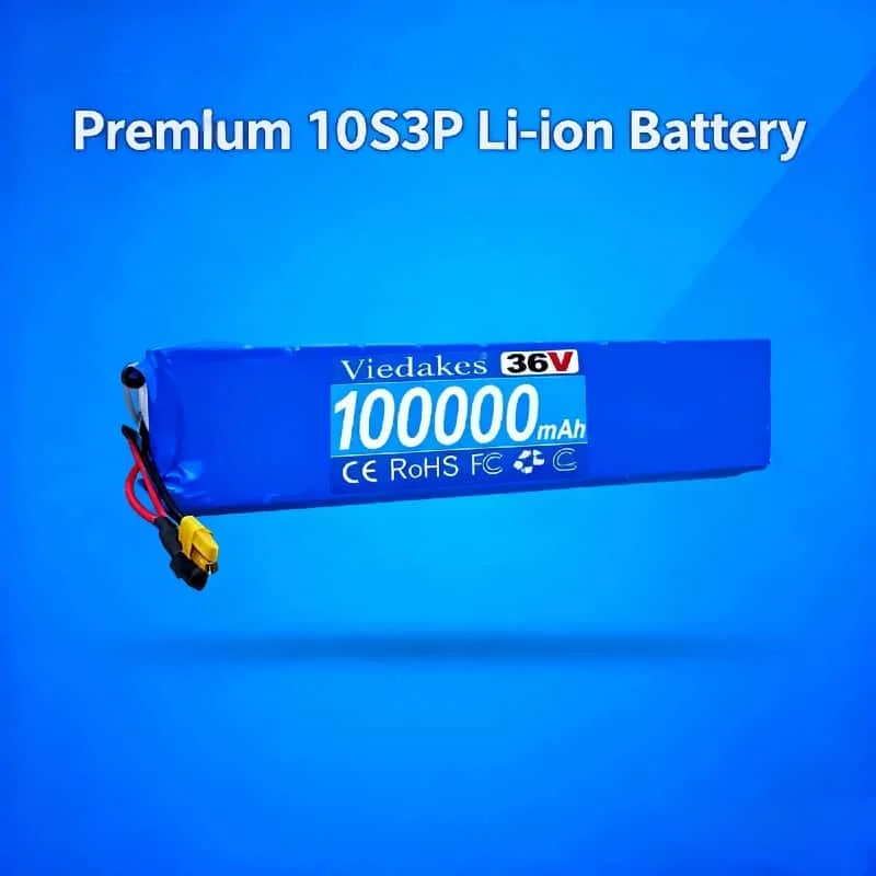 

36V 100Ah 10S3P Deep Cycle Battery: Reliable Power for Marine/Outdoor Gear – Efficient Charging, Anti-Leak, Ideal for Boating