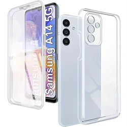 360 Full Body Protector Hard PC Cover Double Case For Samsung Galaxy A14 A54 A34 A24 5G A13 A12 A23 A22 A33 A32 A53 A52s 4G