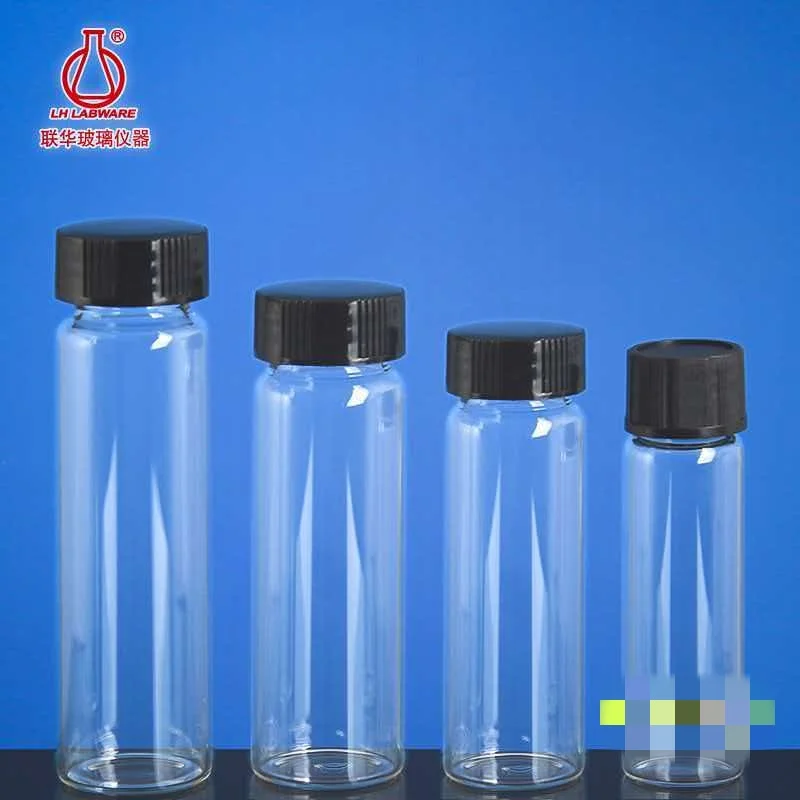 Transparent Glass Sample Bottle 3/4/5/8/10/15/20/30/40ml Serum Bottle Penicillin Bottle LH-333